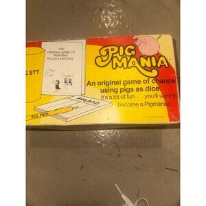 Pig Mania 1970s vintage Game